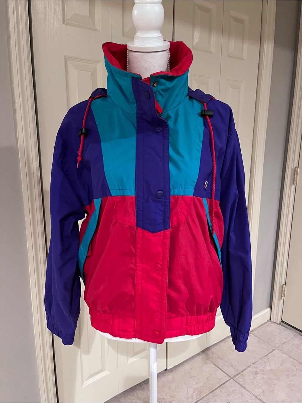 Vintage Colorblock CB Sports Ski Jacket - Women’s
